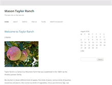 Tablet Screenshot of masontaylorranch.com